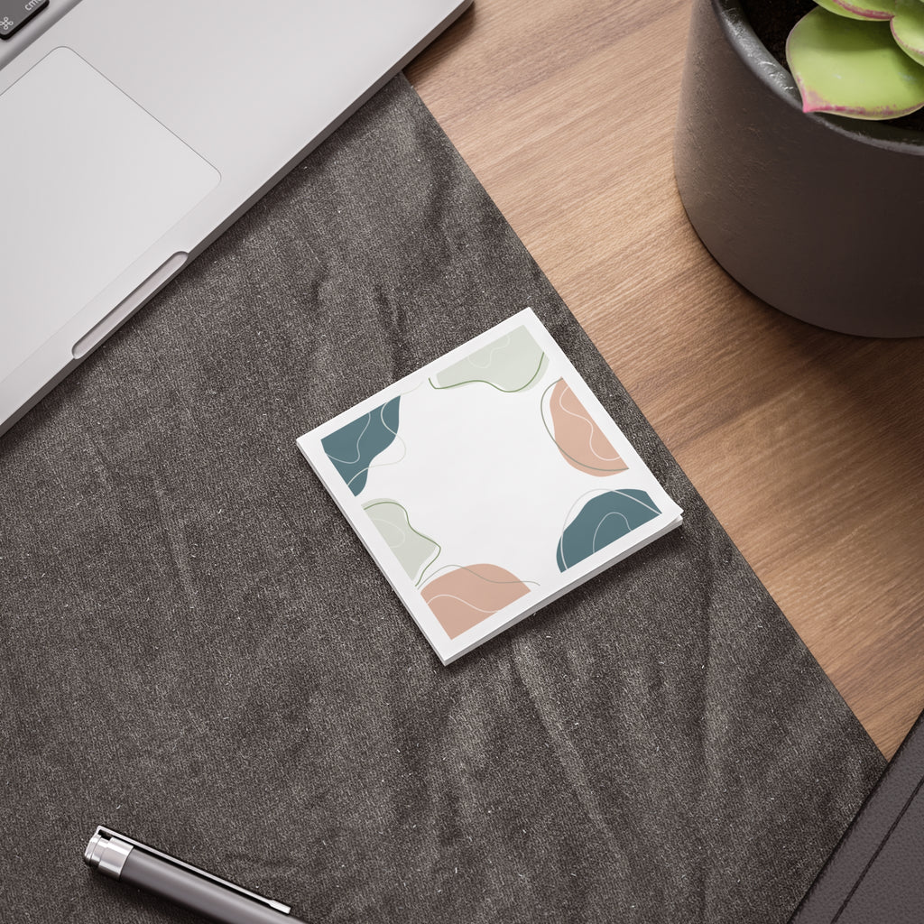 Minimalist Modern Blob Sticky Note Pads — Post-it® Style