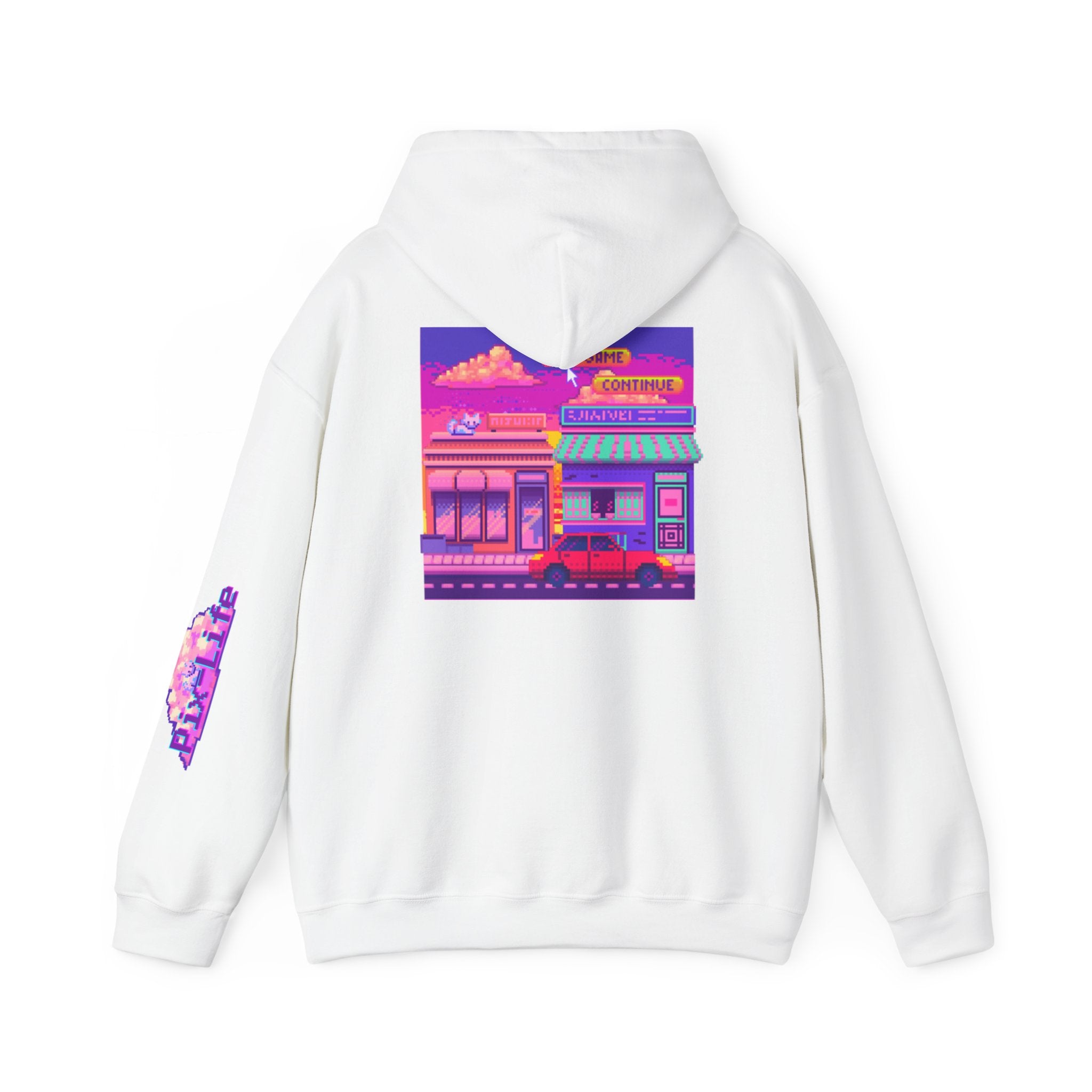 Level Up Pixel Art Hoodie | Retro Gaming, Gamer Shirt