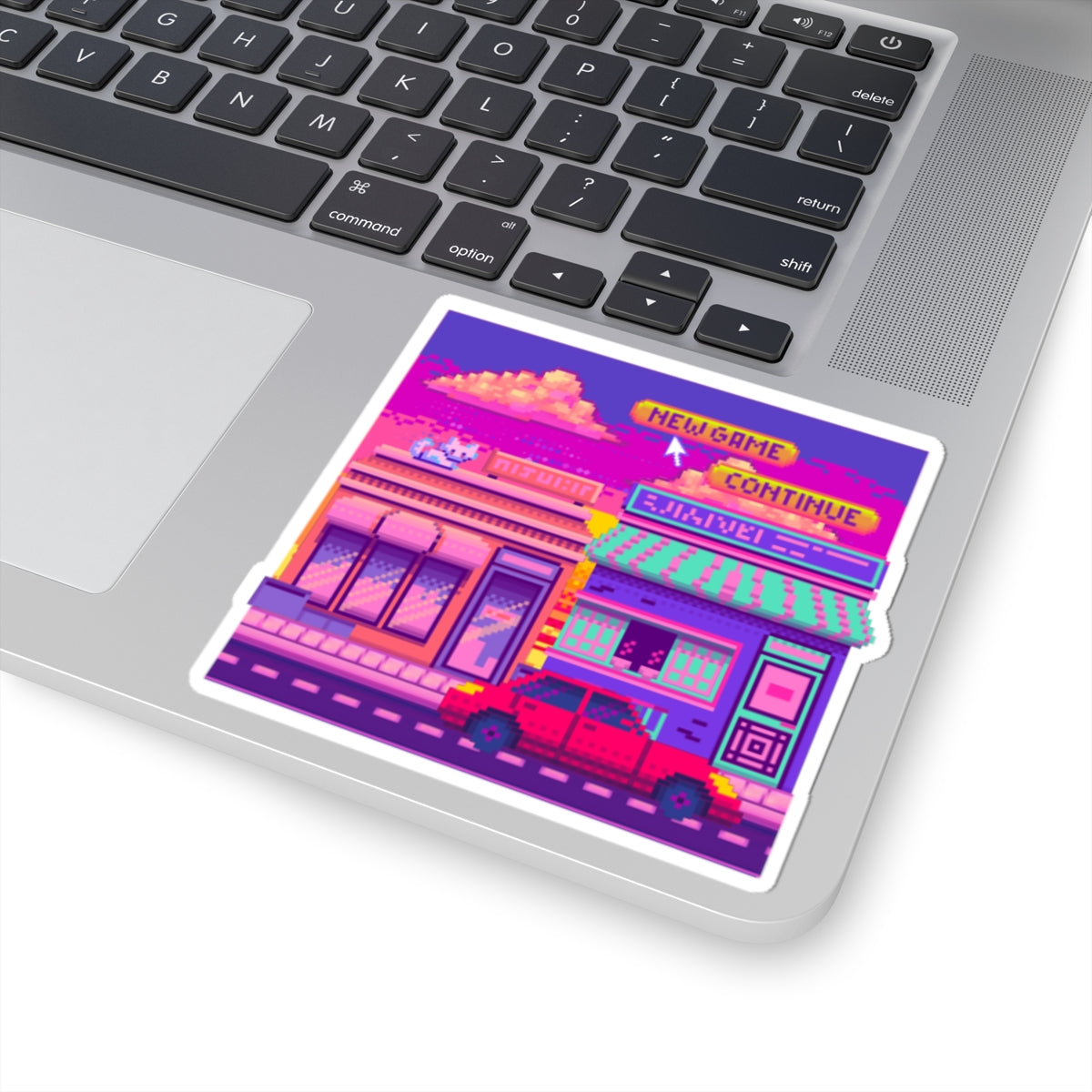 Level Up! Gamer Pixel Art Kiss-Cut Stickers | Retro HUD, Streamer Meme