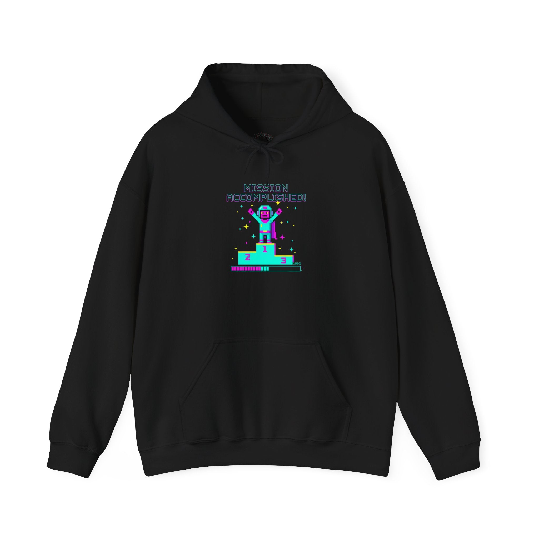 Pixel Health Bar Hoodie | pixel art gamer sweatshirt, retro gaming HUD