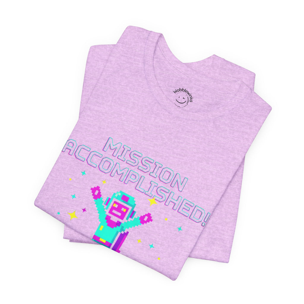 Pixel Champion Podium Tee | retro gaming tee, pixel art design