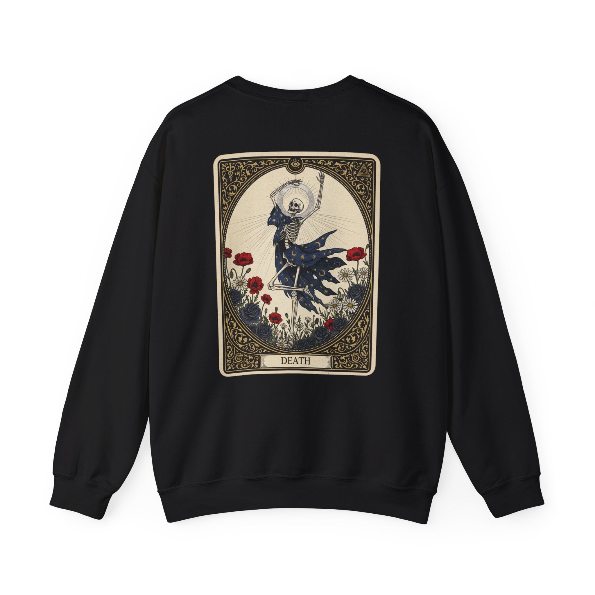 Death Tarot Crewneck Sweatshirt | occult type, witchy typography