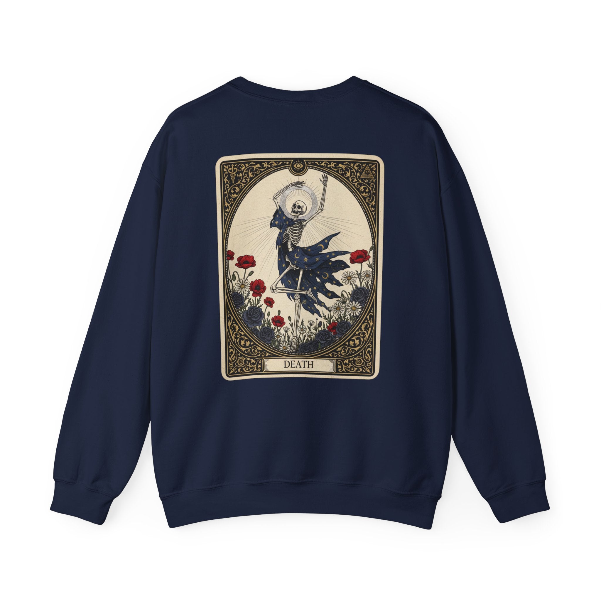 Death Tarot Crewneck Sweatshirt | occult type, witchy typography