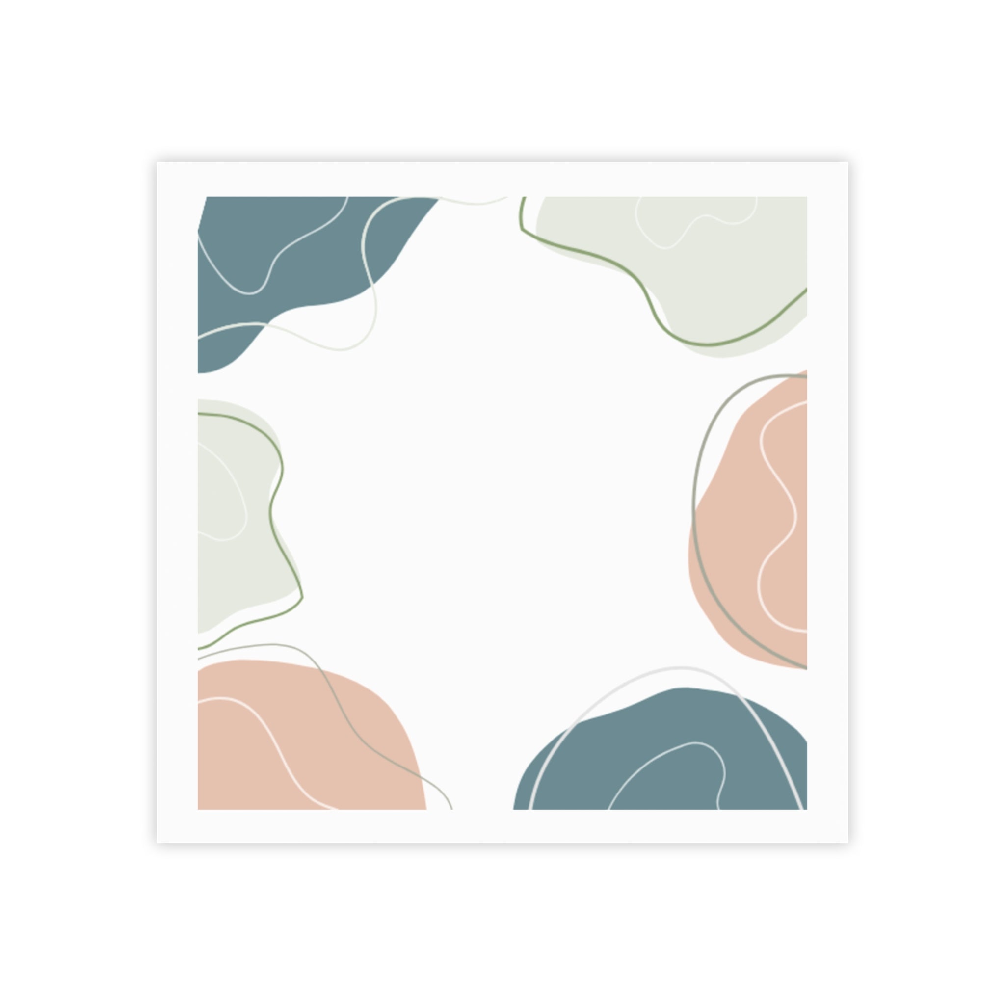 Minimalist Modern Blob Sticky Note Pads — Post-it® Style