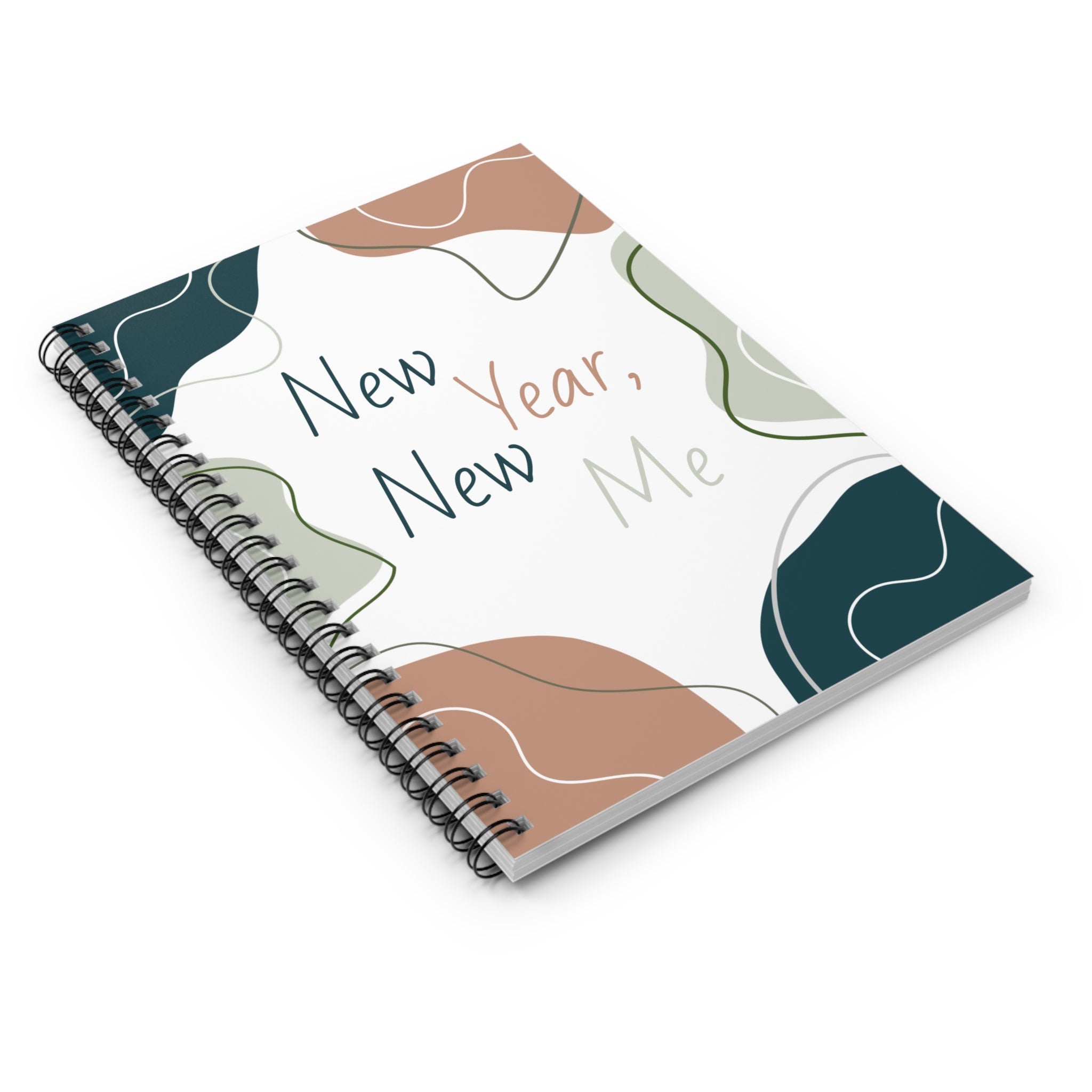 New Year New Me Ruled Spiral Notebook — Goals & Planning Journal