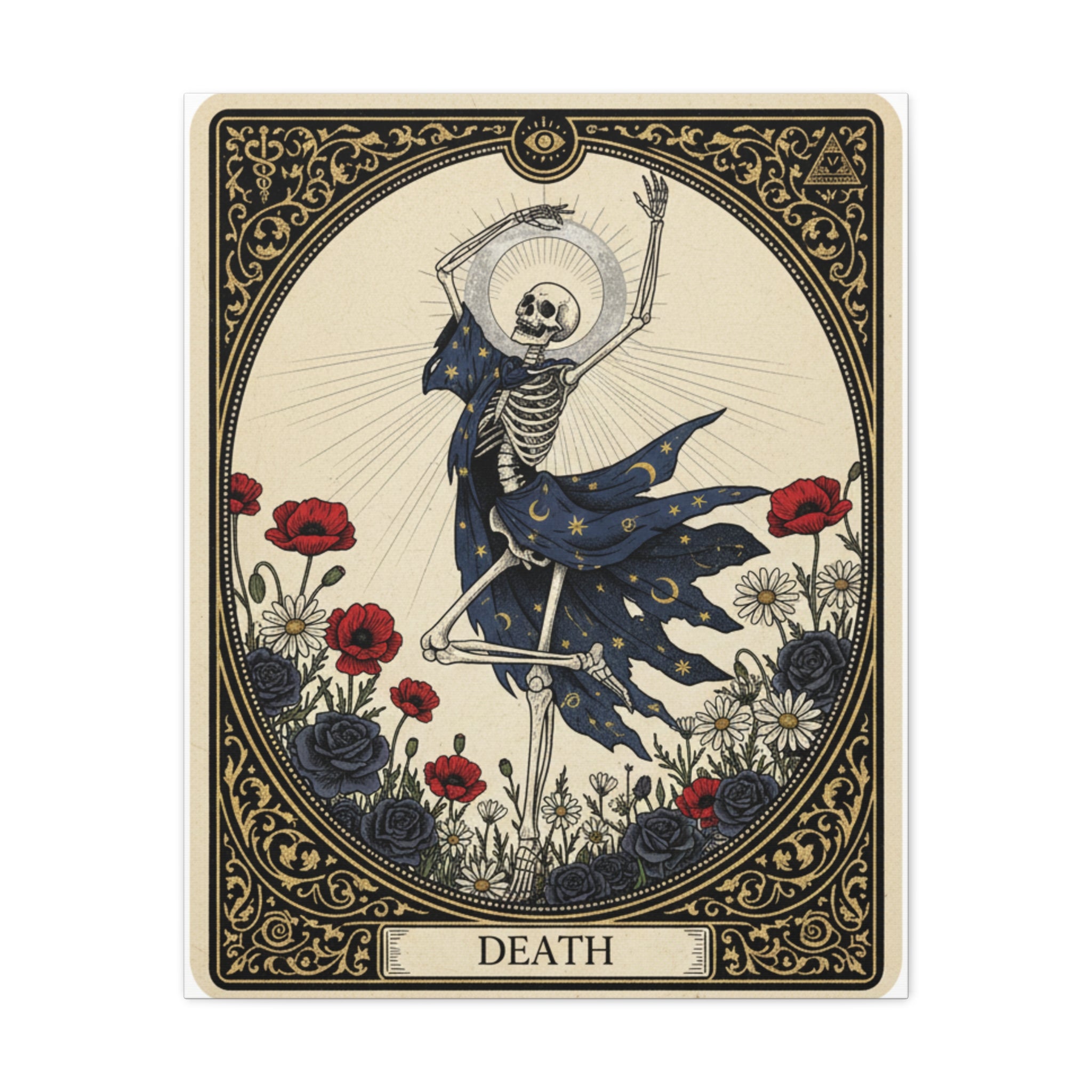 Death Tarot Art Print, Canvas