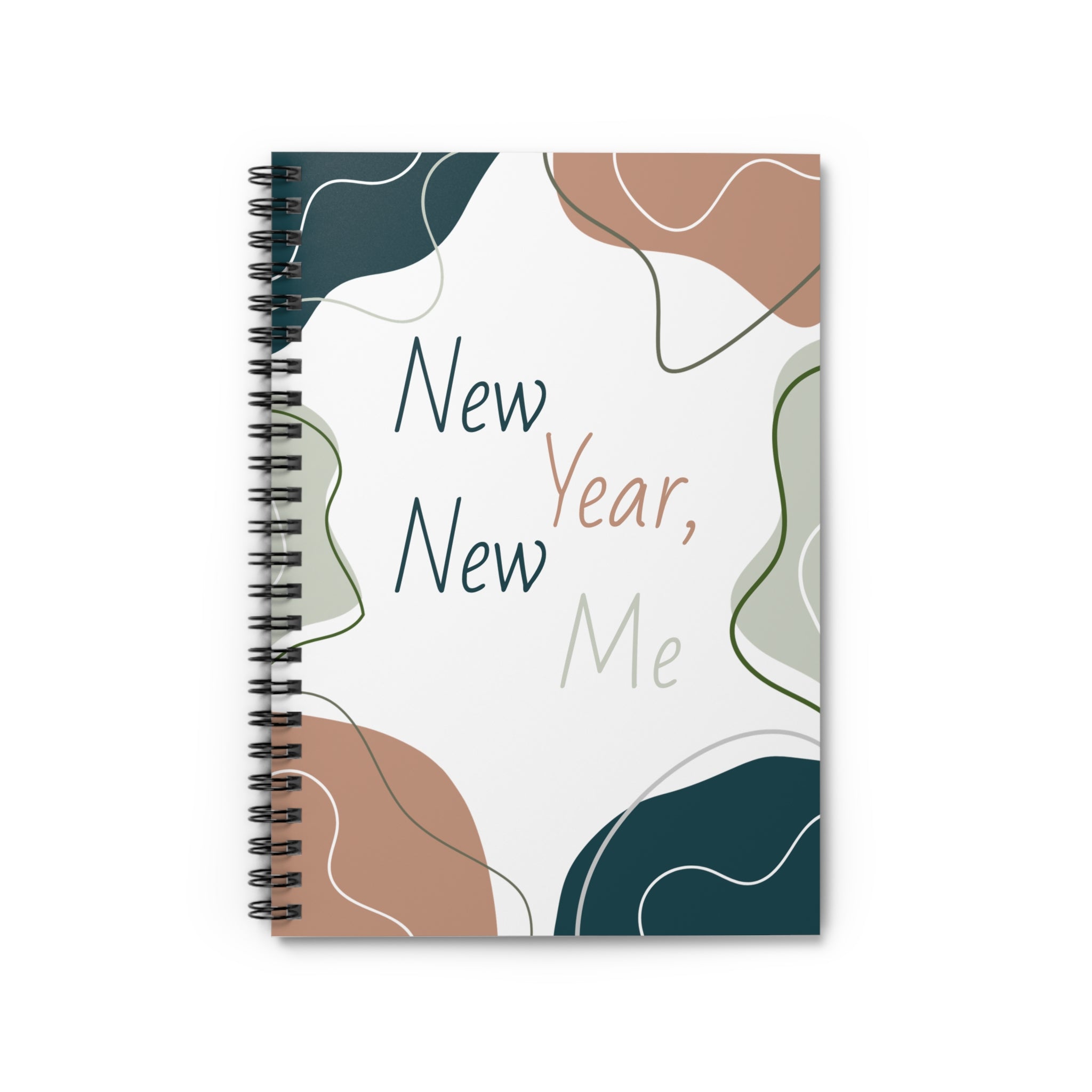 New Year New Me Ruled Spiral Notebook — Goals & Planning Journal