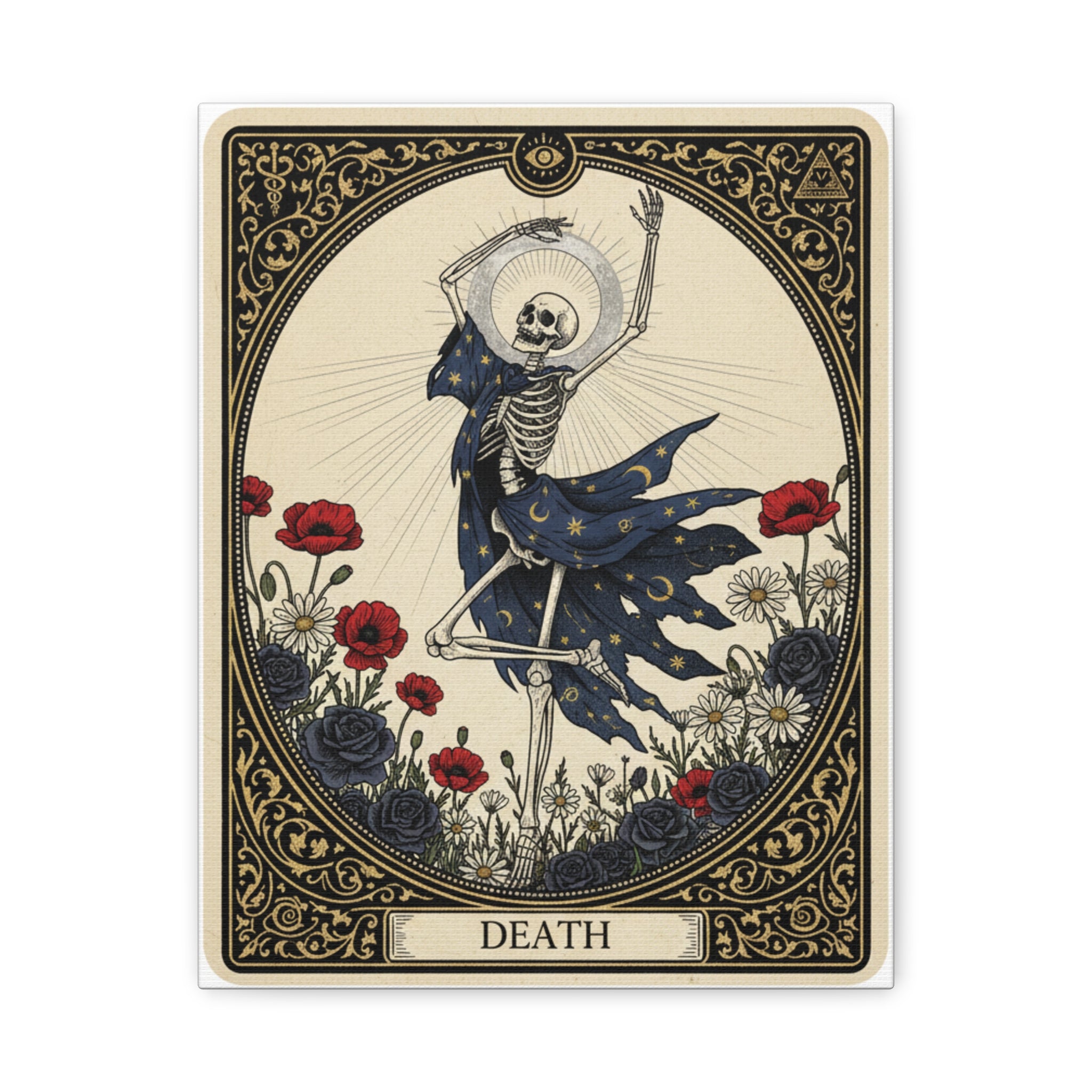 Death Tarot Art Print, Canvas