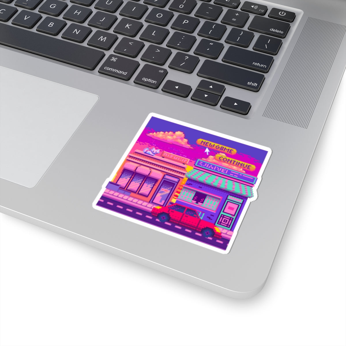 Level Up! Gamer Pixel Art Kiss-Cut Stickers | Retro HUD, Streamer Meme